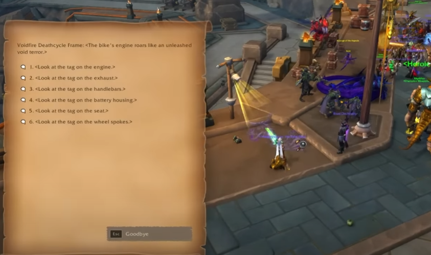 Voidfire Deathcycle Components